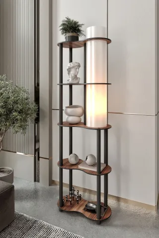 Sperenza Dekoratif Raflı Lambader